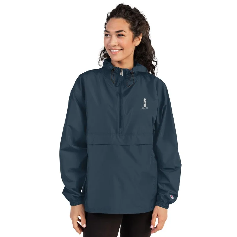 OB Stake Embroidered Champion Packable Jacket Satin Fabric Silk Fabric Chiffon Fabric
