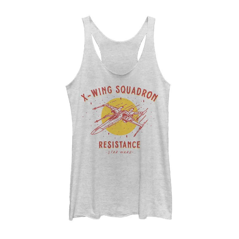 Women's Star Wars: The Rise of Skywalker X-Wing Squadron Racerback Tank Top low neck tank