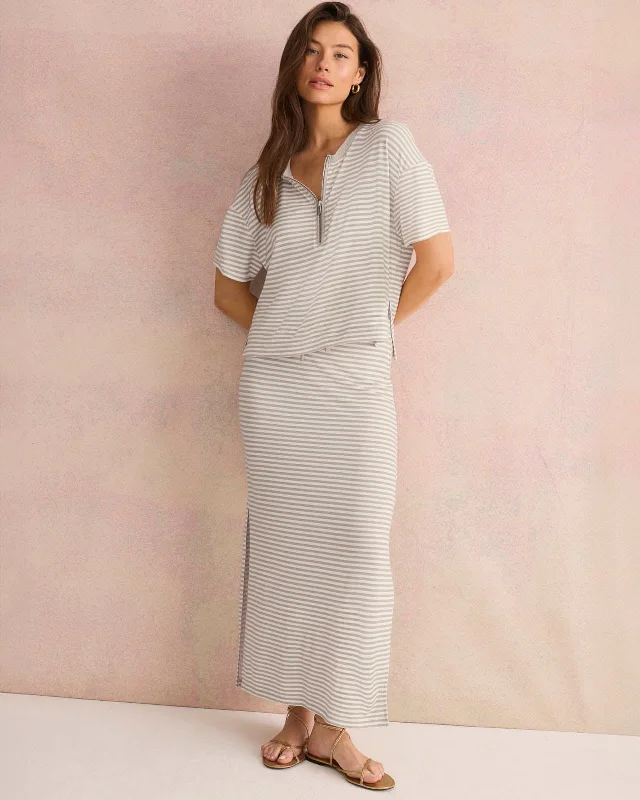 Brooke Stripe Skirt corduroy skirt comfortable
