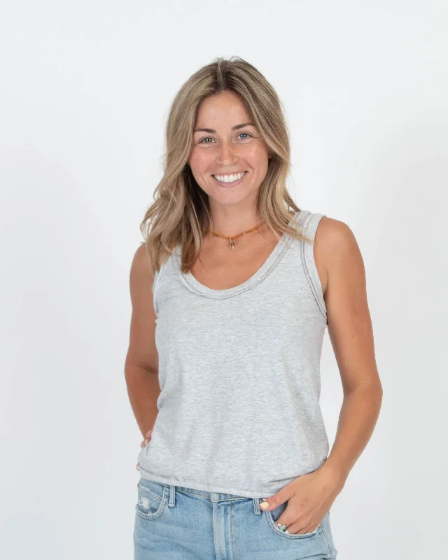 Chain Beaded Tank stretchy tank top