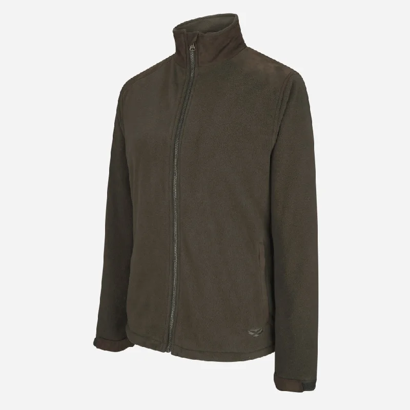 Hoggs of Fife Carrbridge Waterproof Fleece Jacket Boat Neck Shawl Collar Notched Collar