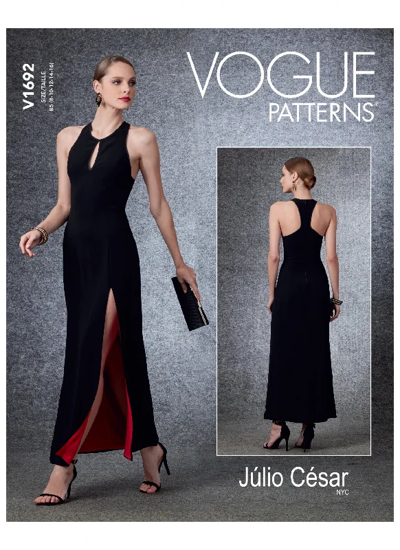 Vogue Pattern V1692 Misses' Pants Soft Stretch Trousers