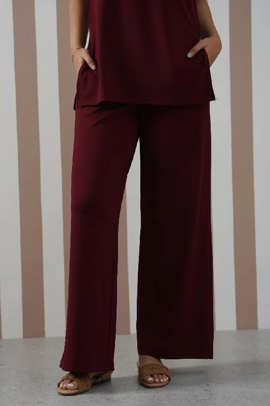 OFF-DUTY STRAIGHT PANTS Comfortable Jogger Trousers