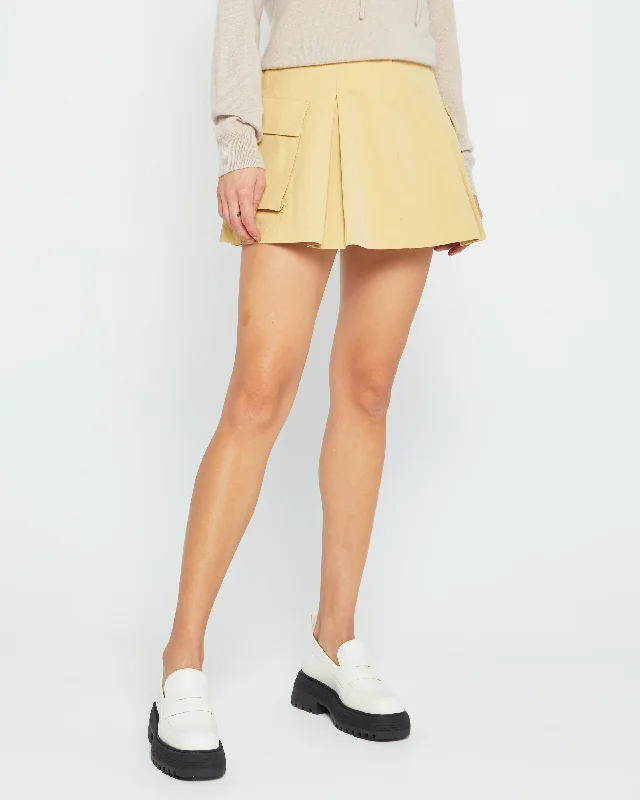 Corey Cargo Mini Skirt a-line skirt cut