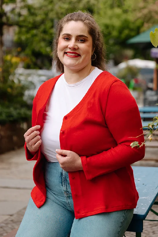 JULIANA MARTEJEVS Basic Cardigan Cardigan Knitwear Sweater
