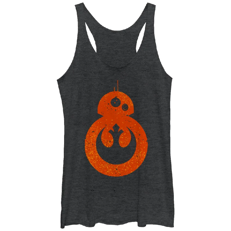 Women's Star Wars The Force Awakens BB-8 Rebel Racerback Tank Top breathable tank top Women's Star Wars The Force Awakens BB-8 Rebel Racerback Tank Top breathable tank top