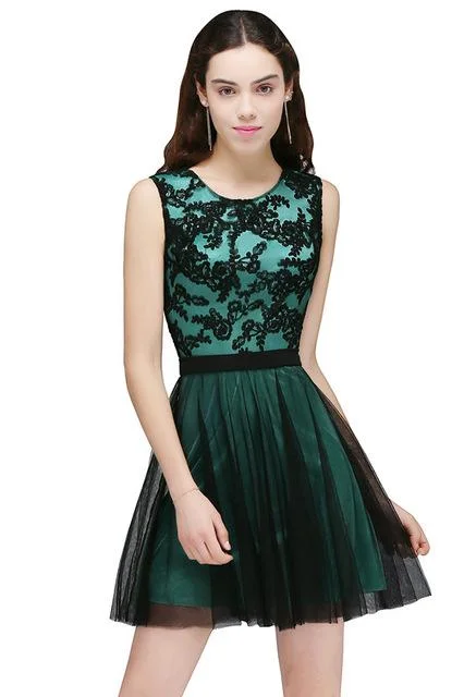short mint green