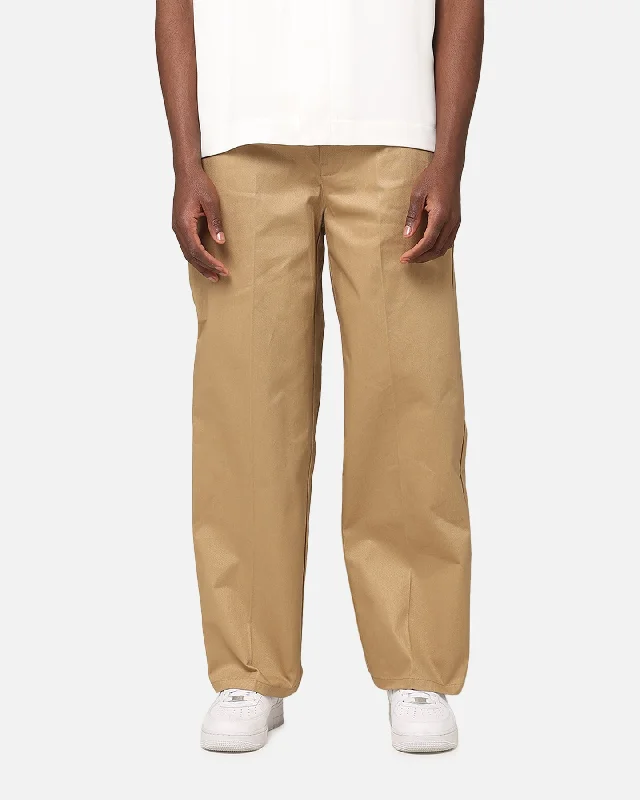 Carre Studio Baggy Pants Tan Stylish Elastic Waist Pants