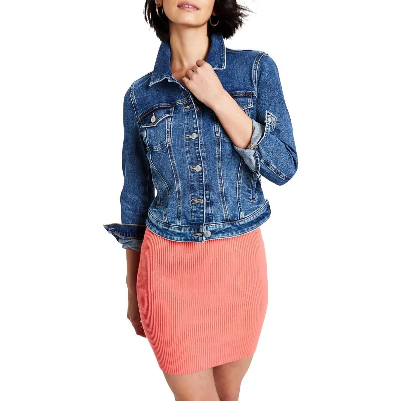 Guess Womens Denim Utility Denim Jacket Collared Jacket Crew Neck Jacket Turtle Neck Jacket Guess Womens Denim Utility Denim Jacket Collared Jacket Crew Neck Jacket Turtle Neck Jacket