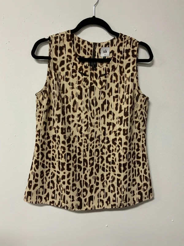 CAbi (SM) tan brnnleop tank chic tank top