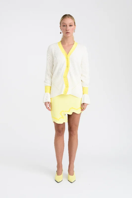 AMY CASHMERE COTTON OVERSIZED CARDIGAN Layered Multi-layer Single Layer