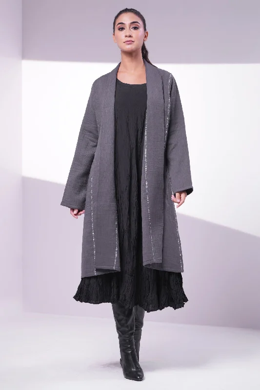 Grey Quilted Cotton Jacket Striped Jacket Polka Dot Jacket Floral Jacket