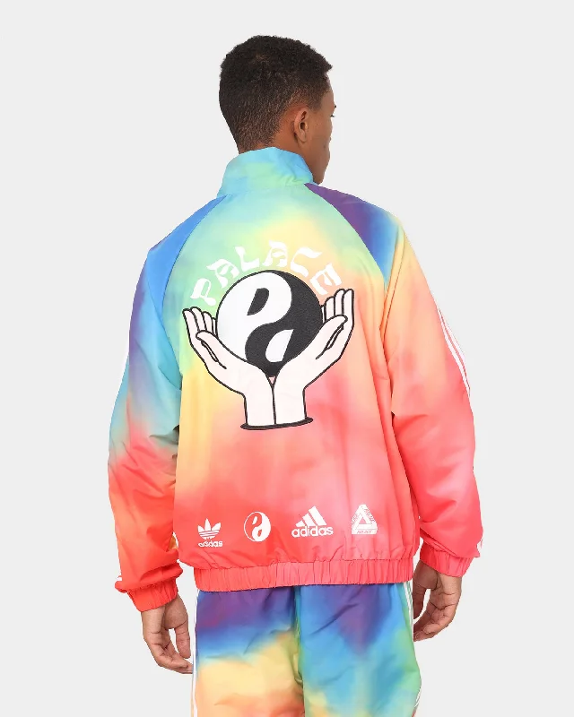 Palace Palace X Adidas Palace Wellness Center Zip Jacket Tie Dye Quilted Jacket Puffer Jacket Insulated Jacket