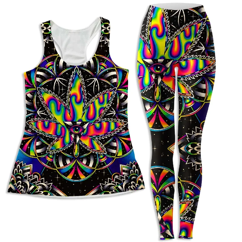 Kronic Haze Women's Tank and Leggings Combo lace tank top