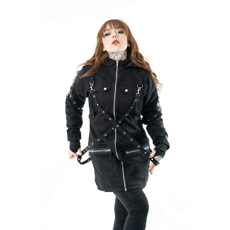 KAVERI JACKET - BLACK Appliqued Jacket Beaded Jacket Sequined Jacket