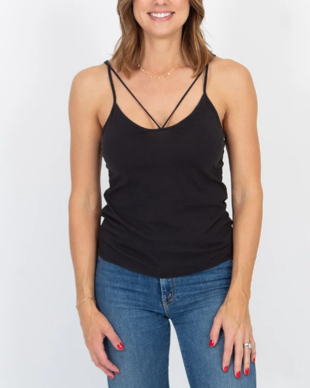 V Front Tank gold tank top