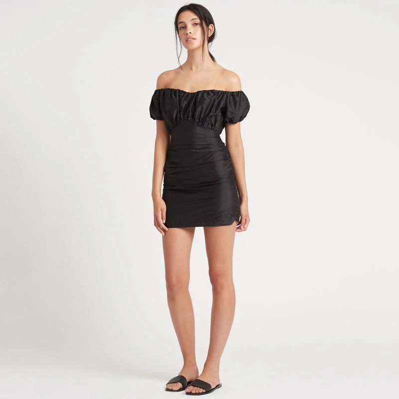 Sexy Off Shoulder Women Bandage Dress Elegant Bodycon Backless Party Dress Turtleneck Warm Winter