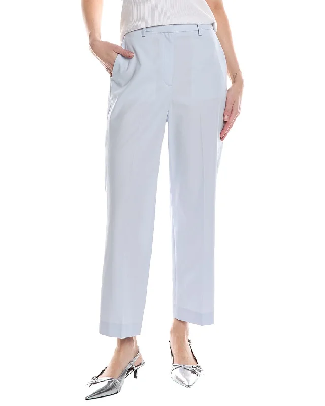 Theory High-Waist Straight Pant High-Waist Jogger Pants