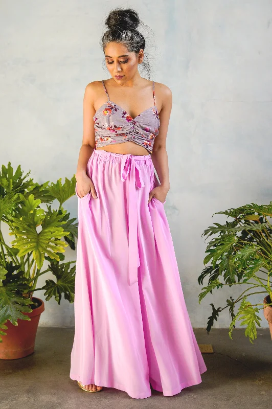 WIND Silk Pants Classic Straight-Leg Pants