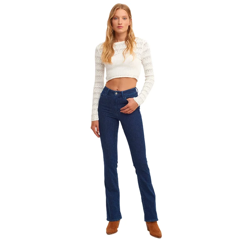 OXXO -  High Rise Bootcut Denim Pants Classic Stretch Pants