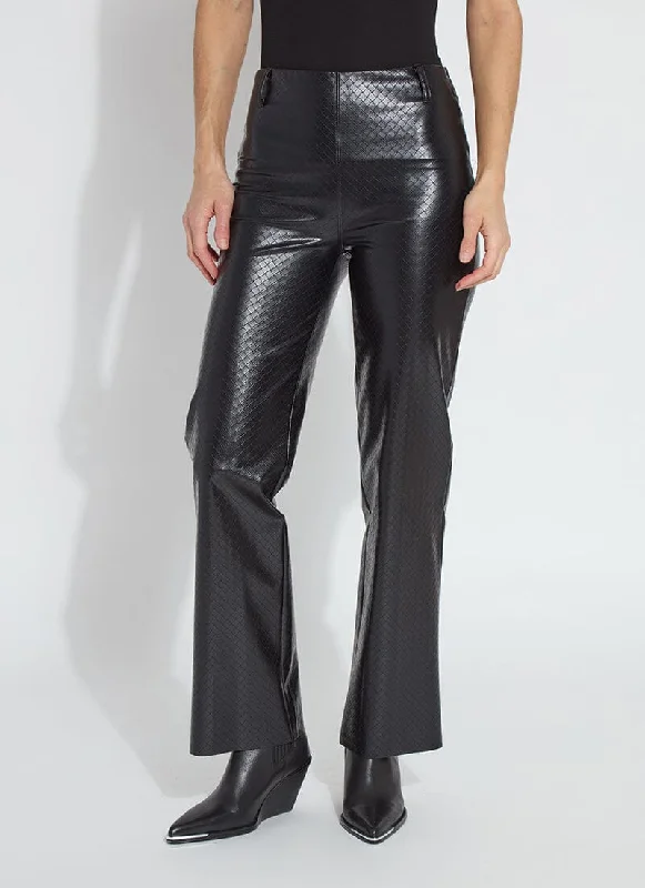 Amara Straight Flare Pant (30" Inseam) Sleek Black Pants