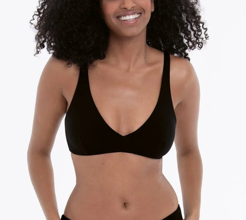 Anita Swimwear Pure Black Bikini Top 8780-1 Sexy Cutout Swimsuit
