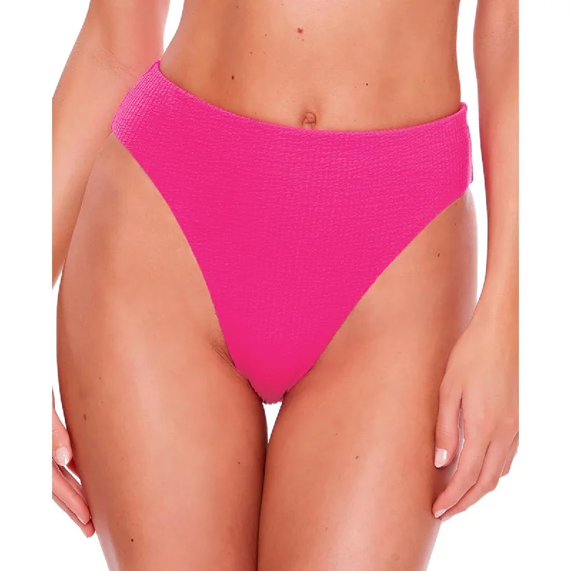 Becca by Rebecca Virtue Womens High-Waist Nylon Swim Bottom Separates Stylish Cover-Up Set