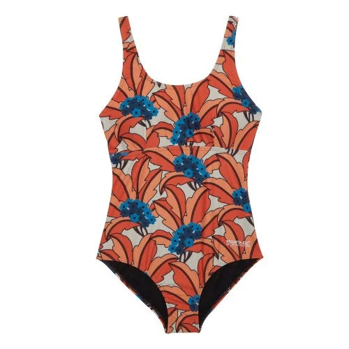 Regatta Womens/Ladies Orla Kiely Tropical One Piece Swimsuit Classic Monokini Design