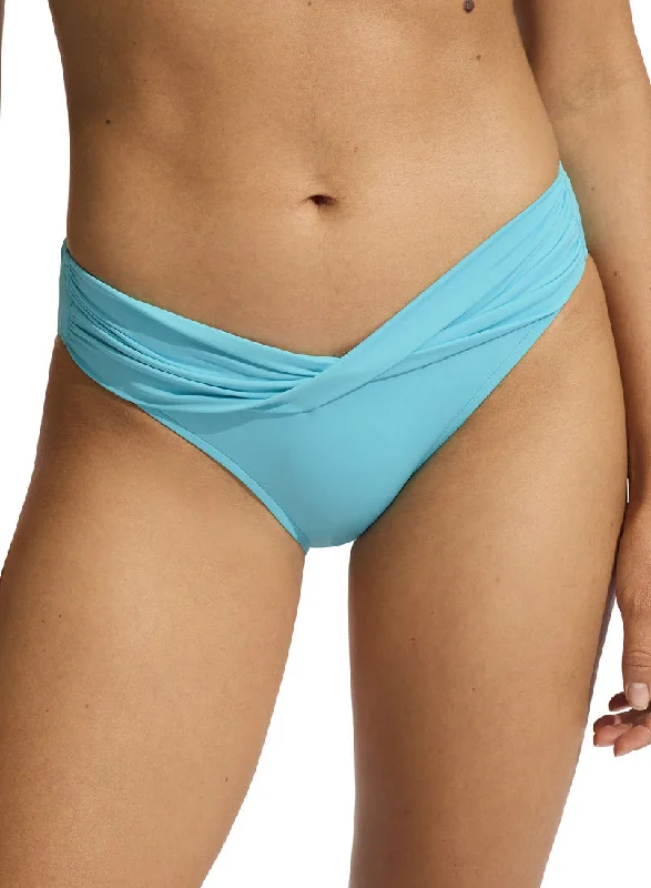 Seafolly Swimwear Collective Atoll Blue Twist Band Hipster Bikini Bottom 44320-942 Chic Beach Cover-Up