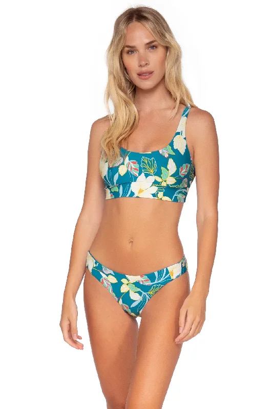 Swim Systems Beach Botanicals Teagan Tank Swim Skirt Set