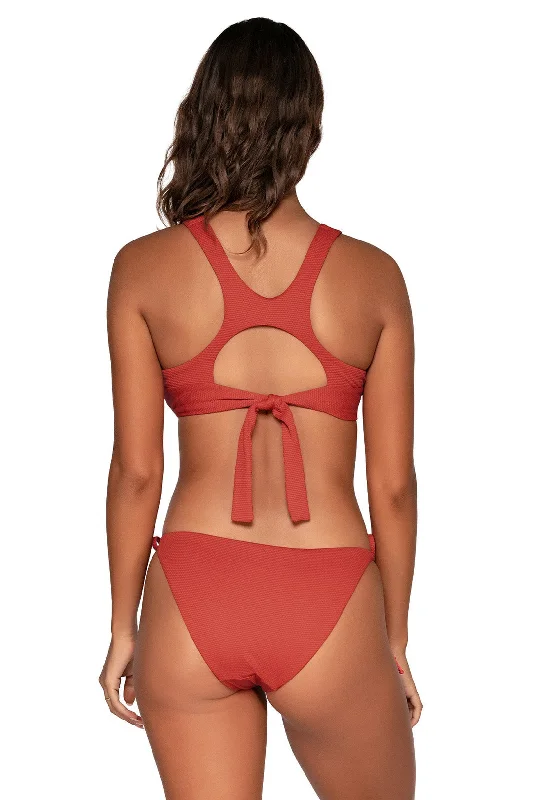 Swim Systems Cayenne McKenna Tie Side Bottom Cross-Back Bikini