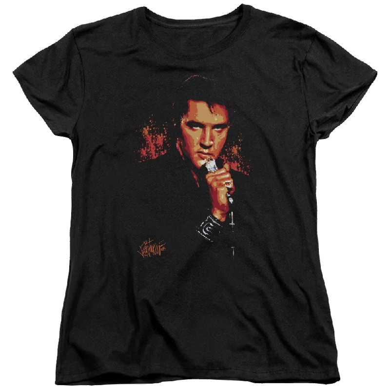 Elvis Presley Trouble - Women's T-Shirt-- Terry Blend Velvet Blend Canvas Blend