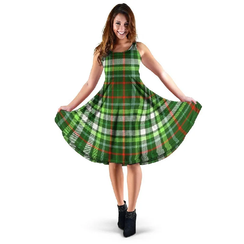 Green Plaid Tartan Dress Tunics Plaid country