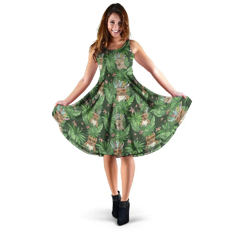 Hawaiian Tropical Pitbull Dress Tunics Essential wardrobe