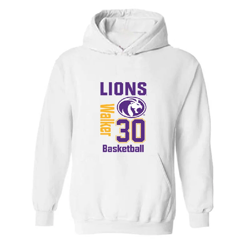 North Alabama - NCAA Women's Basketball : Chrishunti Walker - Classic Fashion Shersey Hooded Sweatshirt Hoodie with Drawstring Waist Adjustable Fitted
