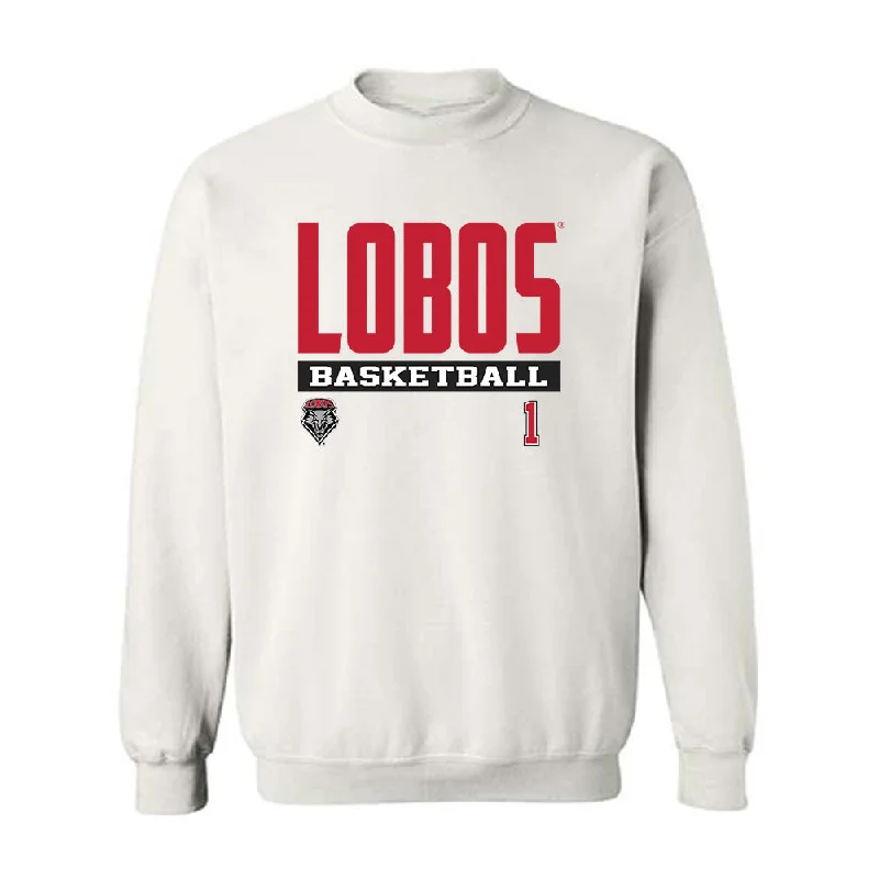 New Mexico - NCAA Women's Basketball : Lydie Mwamba - Classic Fashion Shersey Crewneck Sweatshirt Hoodie with Set-In Sleeves Structured Classic