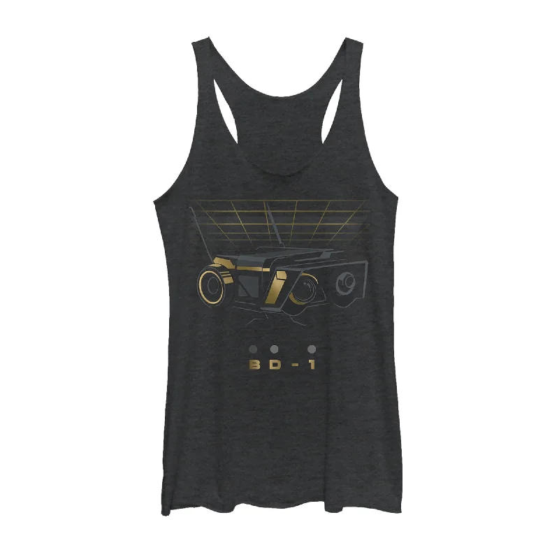 Women's Star Wars Jedi: Fallen Order BD-1 Droid Racerback Tank Top stretchy tank top Women's Star Wars Jedi: Fallen Order BD-1 Droid Racerback Tank Top stretchy tank top