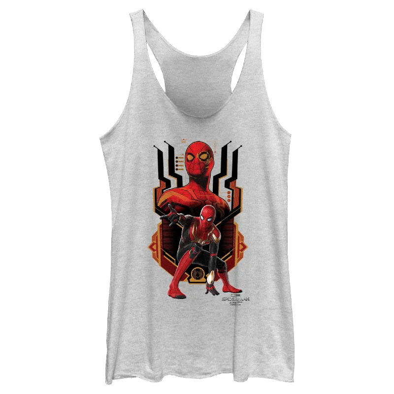 Women's Marvel Spider-Man: No Way Home Integrated Suit Racerback Tank Top mesh tank top