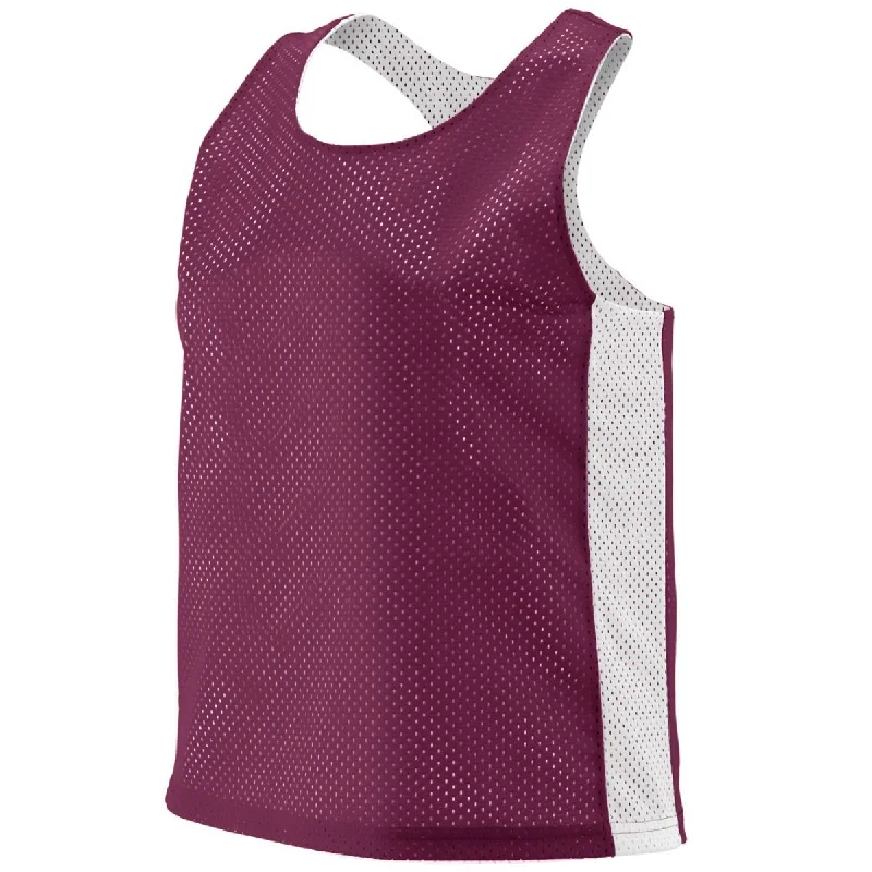 MAROON/WHITE