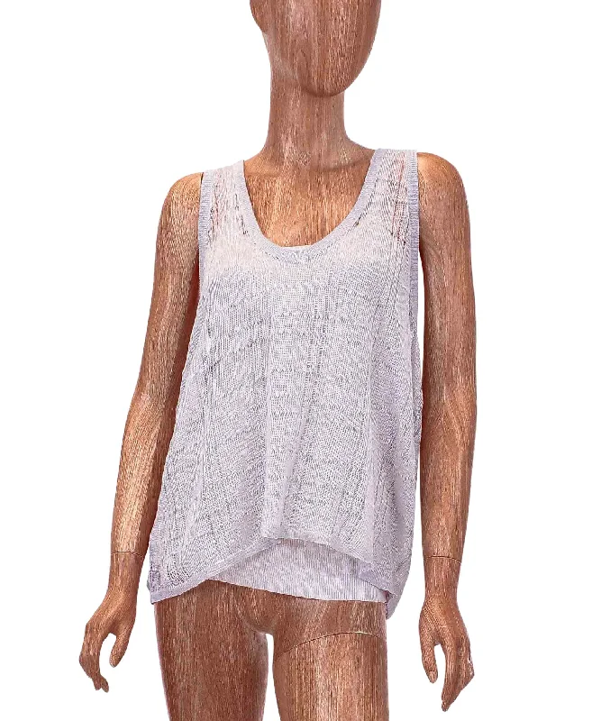Knit Layer Tank lavender tank top