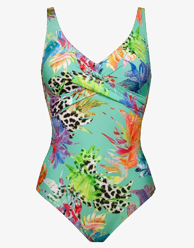 Aquarius Fantasy Swimsuit - Aqua Sexy Cutout Swimsuit