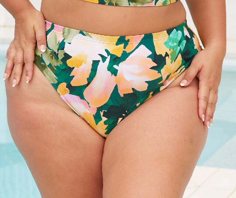 Artesands Swimwear Richter Les Nabis Tropical Print High Waist Bikini Bottom T4861NA Vintage Swimwear Look Artesands Swimwear Richter Les Nabis Tropical Print High Waist Bikini Bottom T4861NA Vintage Swimwear Look